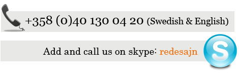 Call me or contact me on skype